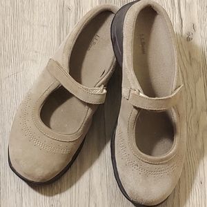 COPY - L.L. Bean slip on mules suade